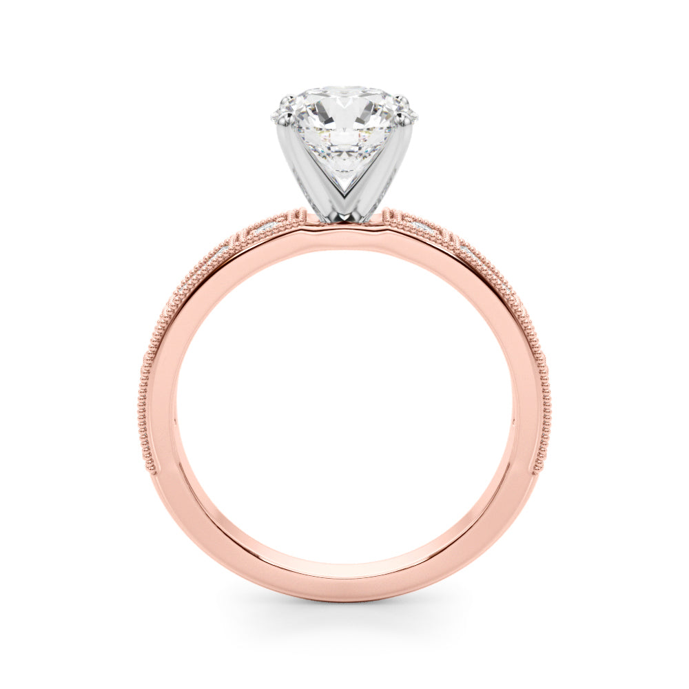 14kt White Gold 1/2 Carat TW SI1-SI2 G-H Remount Engagement Ring