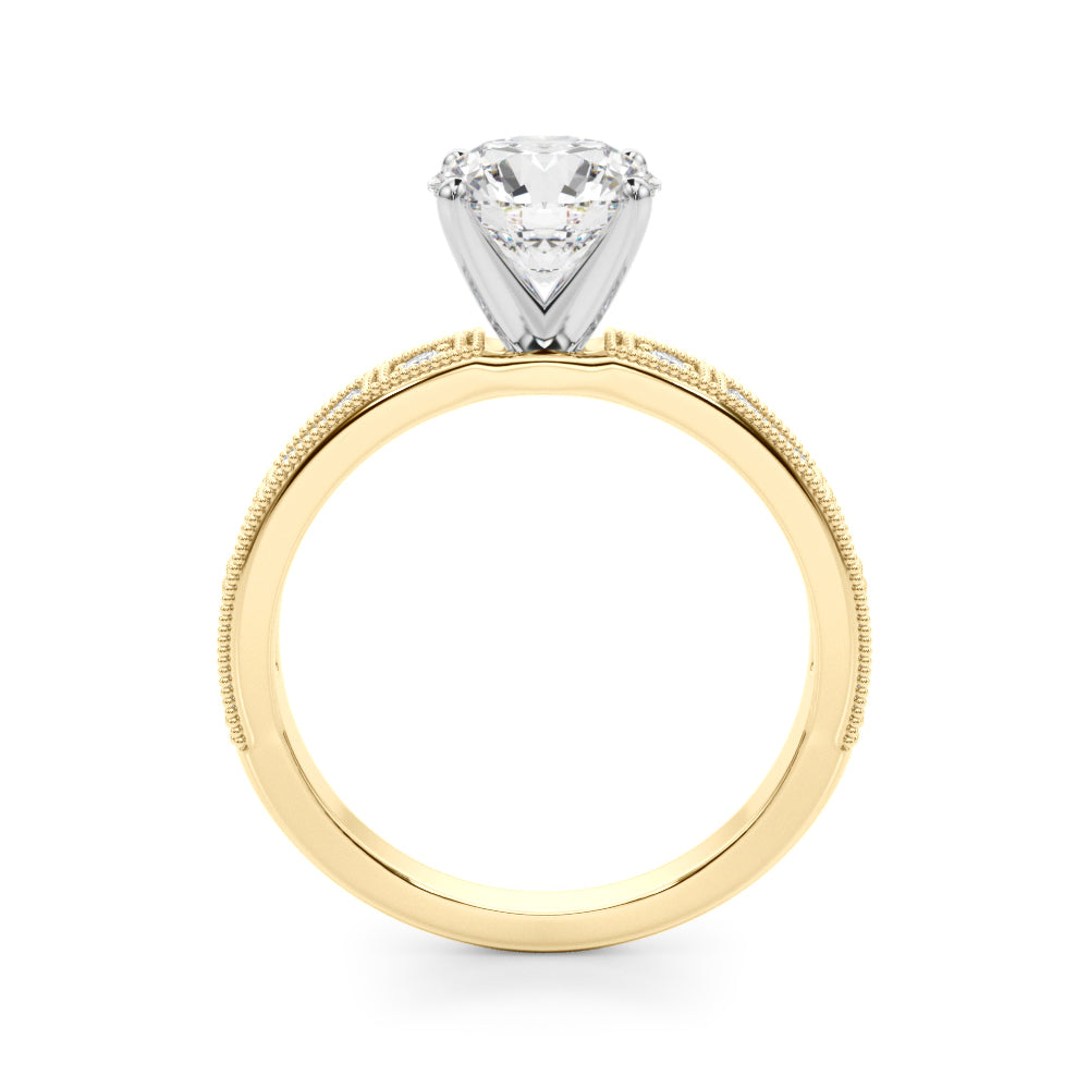 14kt White Gold 1/2 Carat TW SI1-SI2 G-H Remount Engagement Ring