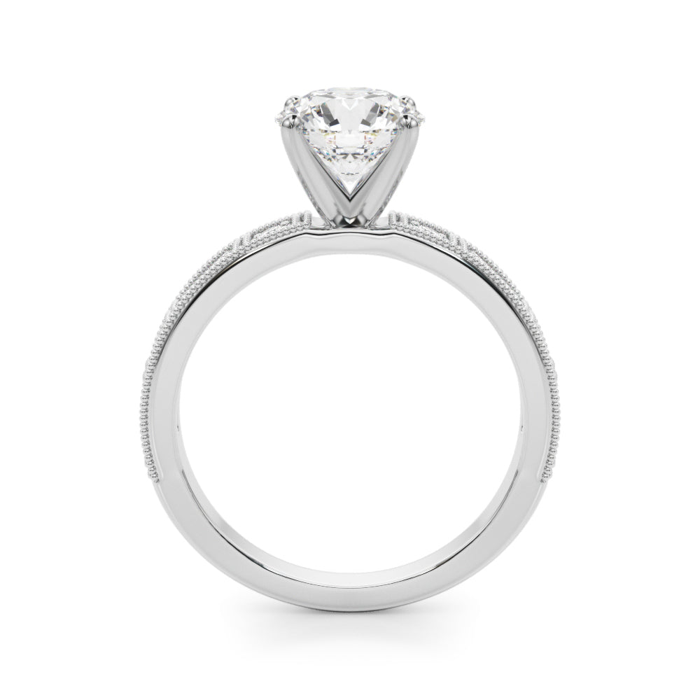 14kt White Gold 1/2 Carat TW SI1-SI2 G-H Remount Engagement Ring