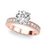 14kt White Gold 1/5 ct tw SI1-H Diamond Engagement Ring