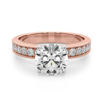 14kt White Gold 1/5 ct tw SI1-H Diamond Engagement Ring