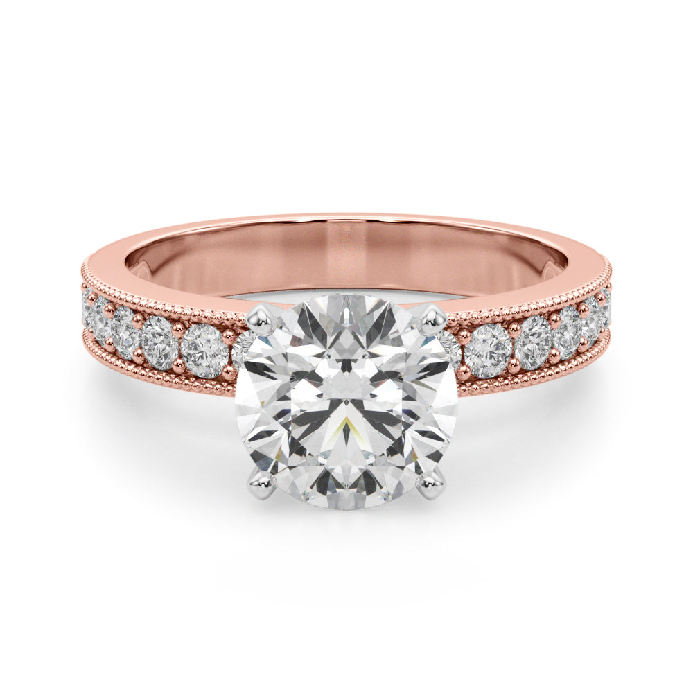 14kt White Gold 1/5 ct tw SI1-H Diamond Engagement Ring