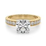 14kt White Gold 1/5 ct tw SI1-H Diamond Engagement Ring