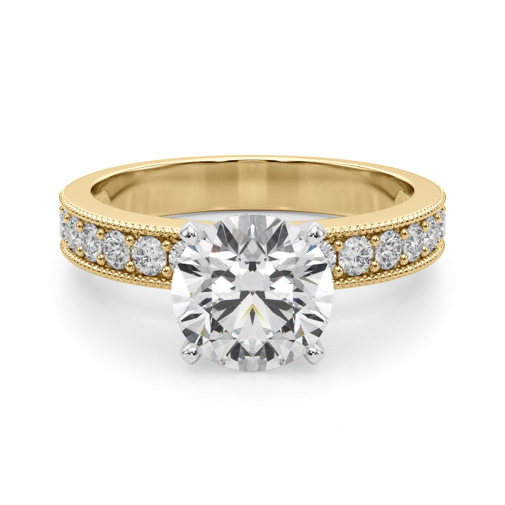 14kt White Gold 1/5 ct tw SI1-H Diamond Engagement Ring