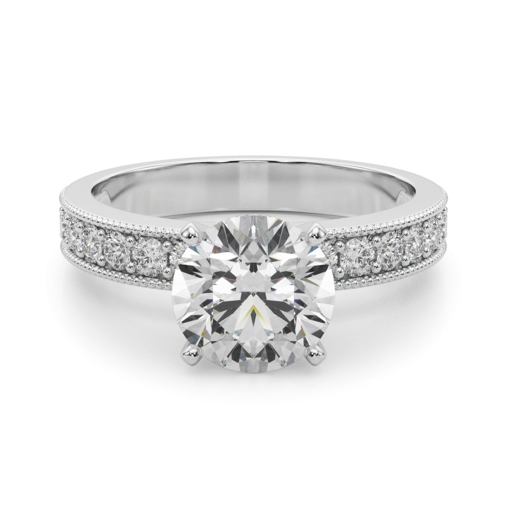 14kt White Gold 1/5 ct tw SI1-H Diamond Engagement Ring
