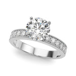 14kt White Gold 1/5 ct tw SI1-H Diamond Engagement Ring