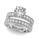14kt White Gold 1/5 ct tw SI1-H Diamond Engagement Ring