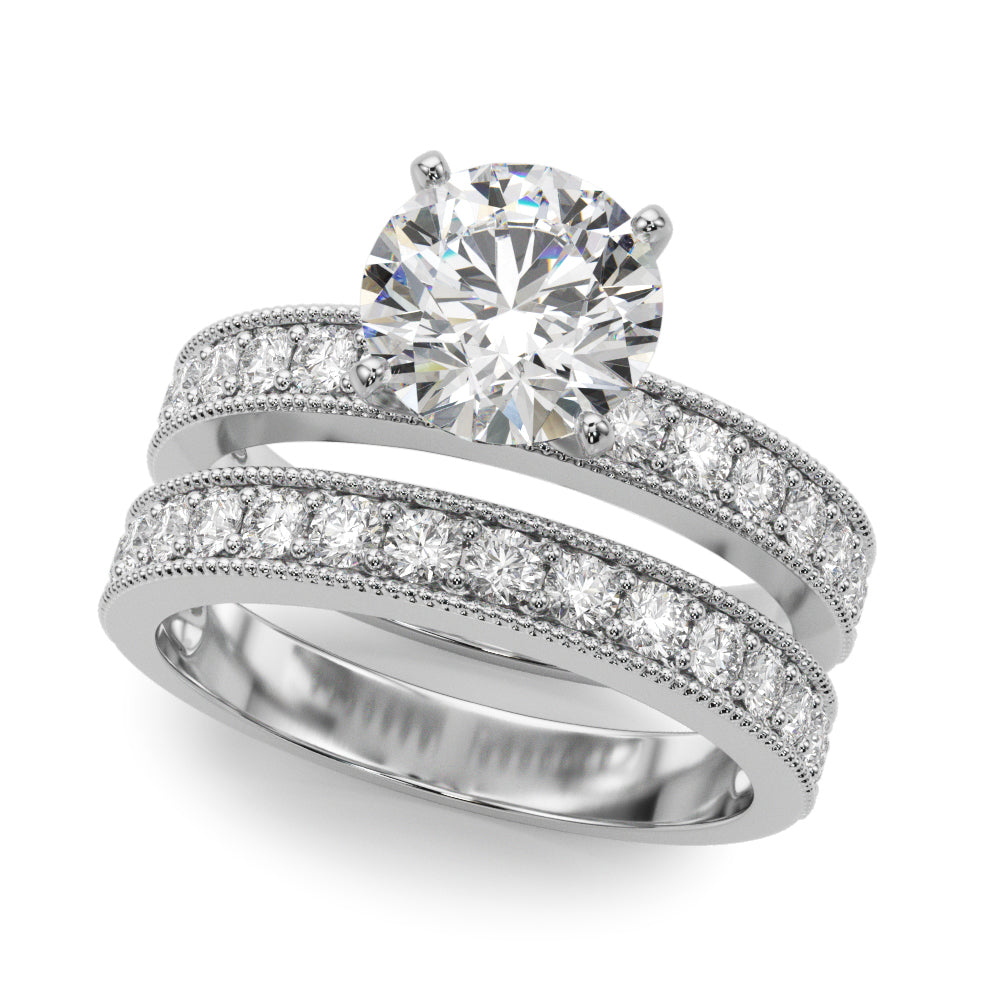 14kt White Gold 1/5 ct tw SI1-H Diamond Engagement Ring
