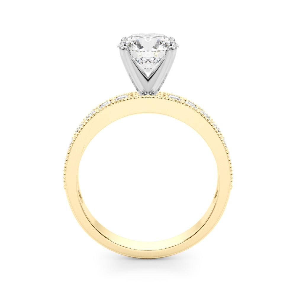 14kt White Gold 1/5 ct tw SI1-H Diamond Engagement Ring