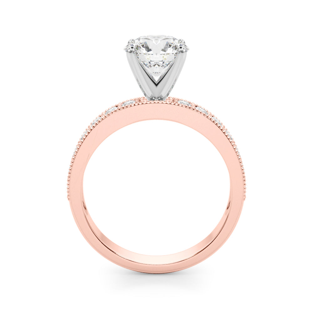 14kt White Gold 1/5 ct tw SI1-H Diamond Engagement Ring