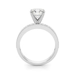 14kt White Gold 1/5 ct tw SI1-H Diamond Engagement Ring