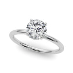 Exquisite 1.75 CTW Hidden Halo Round Diamond Engagement Ring in 14k White Gold