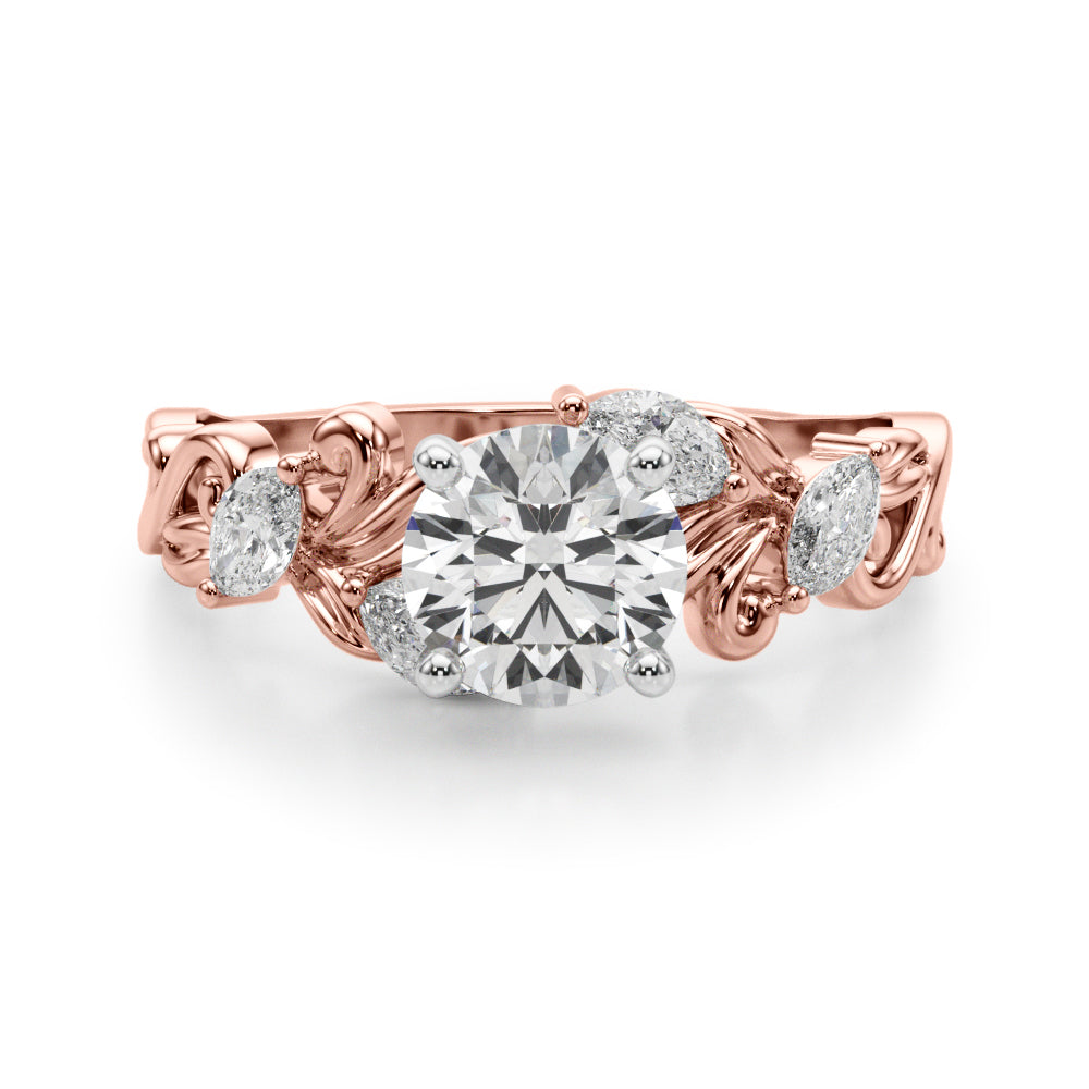 Elegant 14kt White Gold 1/4 CTW Diamond Engagement Ring - Style 