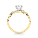 Elegant 14kt White Gold 1/4 CTW Diamond Engagement Ring - Style 