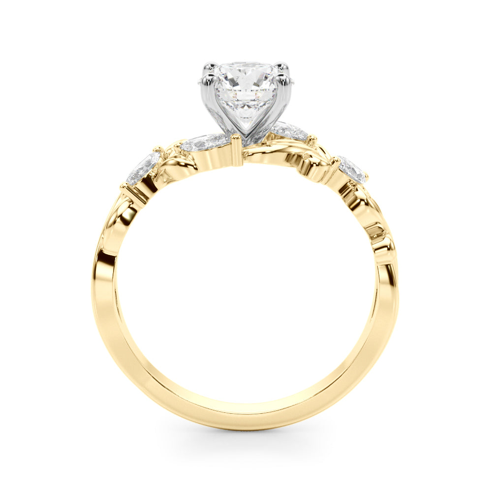 Elegant 14kt White Gold 1/4 CTW Diamond Engagement Ring - Style 