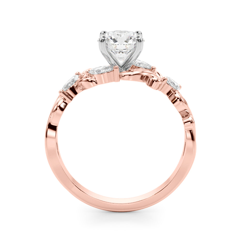 Elegant 14kt White Gold 1/4 CTW Diamond Engagement Ring - Style 