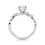 Elegant 14kt White Gold 1/4 CTW Diamond Engagement Ring - Style 