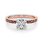 Elegant 14kt White Gold Ring Setting - Style 