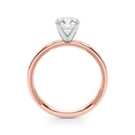 Elegant 14kt White Gold Ring Setting - Style 