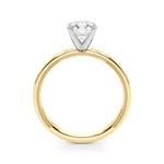 Elegant 14kt White Gold Ring Setting - Style 