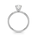 Elegant 14kt White Gold Ring Setting - Style 