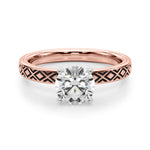 Elegant 14kt White Gold Ring Setting - Style 