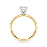 Elegant 14kt White Gold Ring Setting - Style 