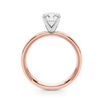 Elegant 14kt White Gold Ring Setting - Style 