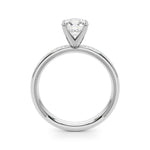Elegant 14kt White Gold Ring Setting - Style 