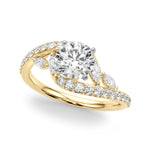 Exquisite 14kt White Gold Engagement Ring - 5/8 ct tw SI1-SI2 G-H Diamonds