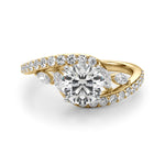 Exquisite 14kt White Gold Engagement Ring - 5/8 ct tw SI1-SI2 G-H Diamonds