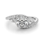 Exquisite 14kt White Gold Engagement Ring - 5/8 ct tw SI1-SI2 G-H Diamonds