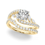 Exquisite 14kt White Gold Engagement Ring - 5/8 ct tw SI1-SI2 G-H Diamonds