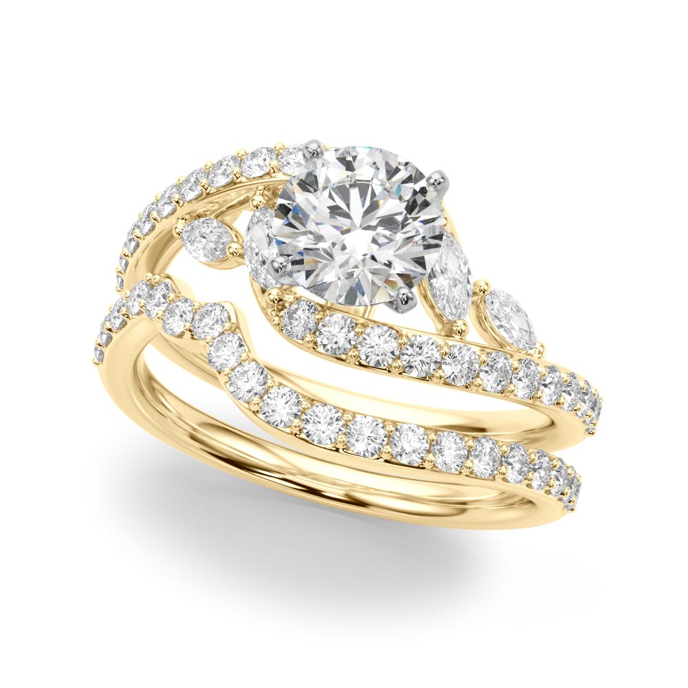 Exquisite 14kt White Gold Engagement Ring - 5/8 ct tw SI1-SI2 G-H Diamonds