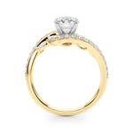 Exquisite 14kt White Gold Engagement Ring - 5/8 ct tw SI1-SI2 G-H Diamonds