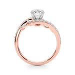 Exquisite 14kt White Gold Engagement Ring - 5/8 ct tw SI1-SI2 G-H Diamonds