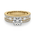 Exquisite 1 CTW Diamond Engagement Ring in 14k White Gold - Style 