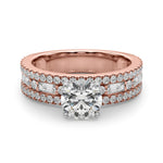 Exquisite 1 CTW Diamond Engagement Ring in 14k White Gold - Style 