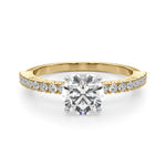 14kt White Gold 1/4 ct tw SI1-SI2, G-H Diamond Engagement Ring - Style 