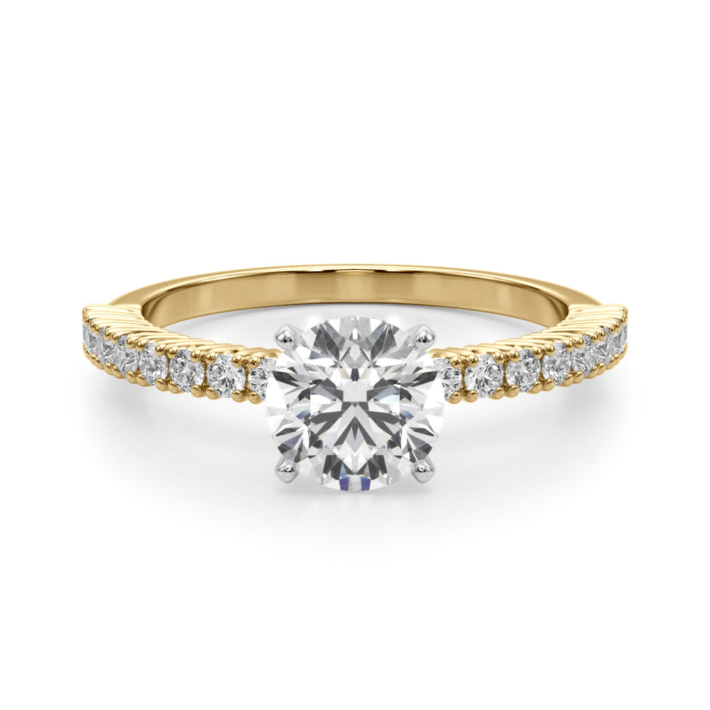 14kt White Gold 1/4 ct tw SI1-SI2, G-H Diamond Engagement Ring - Style 