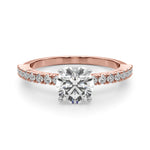 14kt White Gold 1/4 ct tw SI1-SI2, G-H Diamond Engagement Ring - Style 