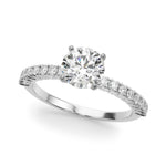 14kt White Gold 1/4 ct tw SI1-SI2, G-H Diamond Engagement Ring - Style 