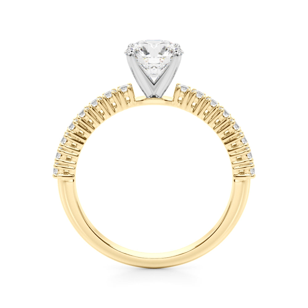 14kt White Gold 1/4 ct tw SI1-SI2, G-H Diamond Engagement Ring - Style 