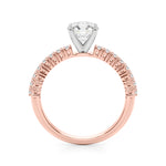 14kt White Gold 1/4 ct tw SI1-SI2, G-H Diamond Engagement Ring - Style 