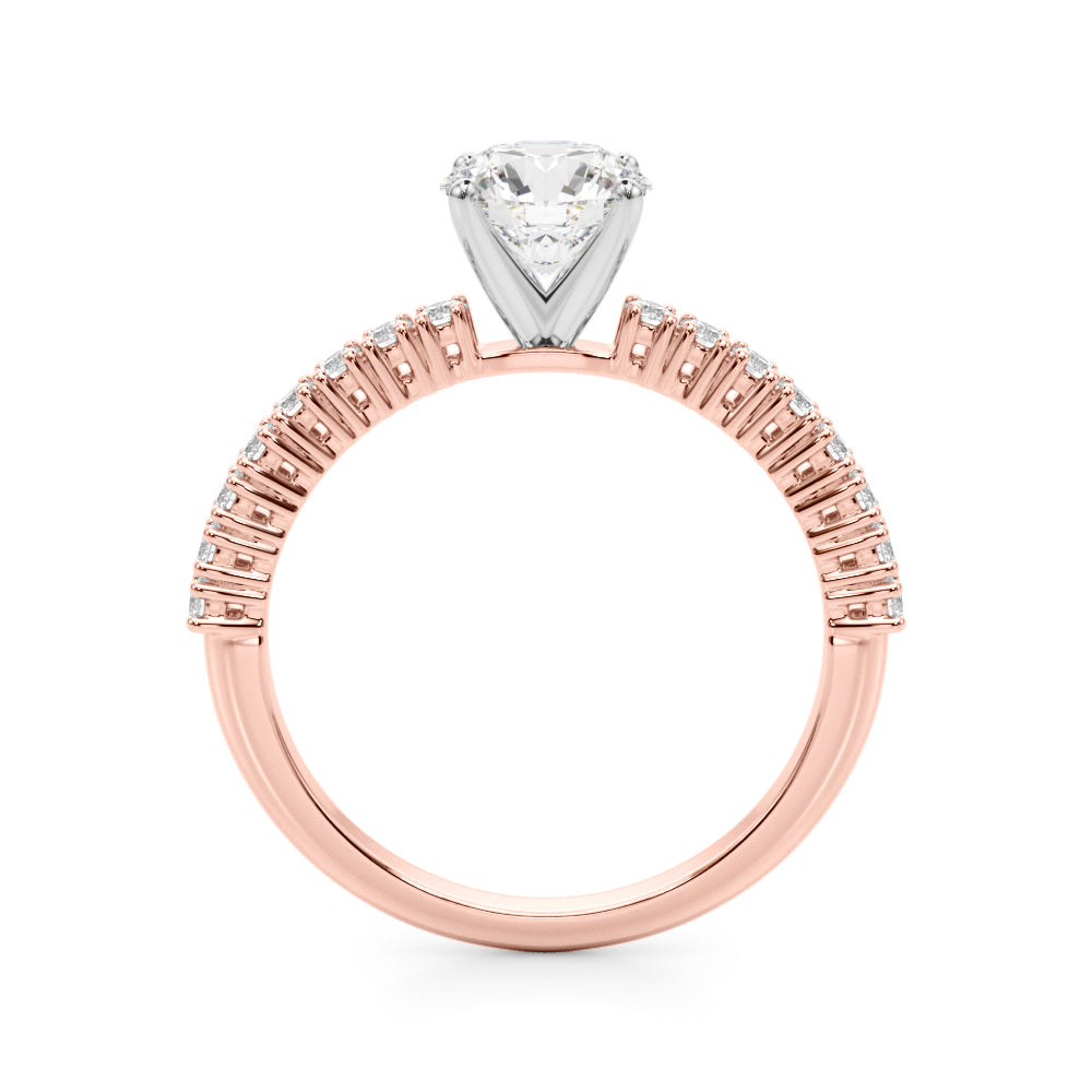 14kt White Gold 1/4 ct tw SI1-SI2, G-H Diamond Engagement Ring - Style 
