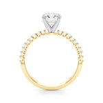 Elegant 14kt White Gold Engagement Ring with 1/4 CTW Diamonds - STYLE 