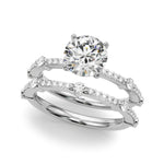 14kt Yellow Gold Single Row Engagement Ring with 1/5 ct tw SI1-G/H Diamonds