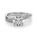 14kt White Gold 1/5 ct tw SI1-G Engagement Ring - Style 