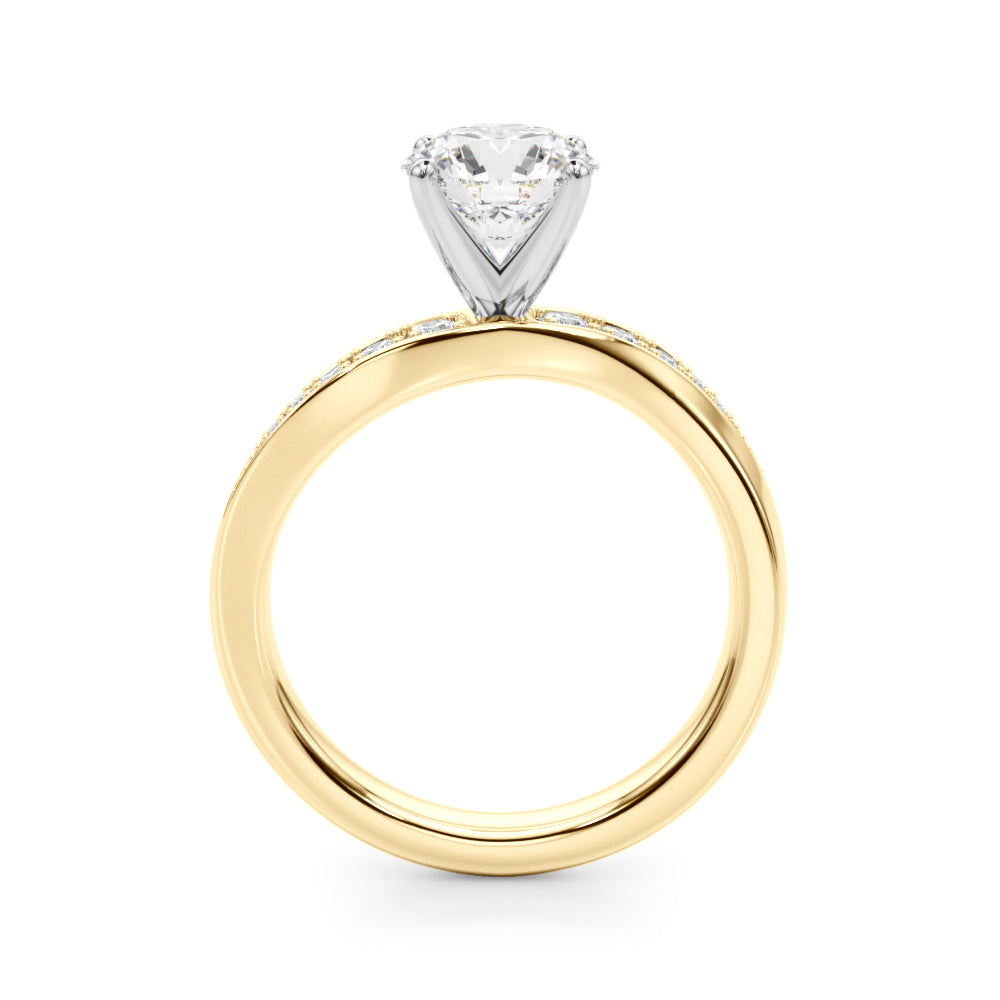14kt White Gold 1/5 ct tw SI1-G Engagement Ring - Style 