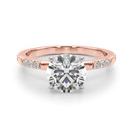 14kt Yellow Gold Engagement Ring with 1/5 ct tw SI1-SI2, G-H Diamonds - Timeless Elegance